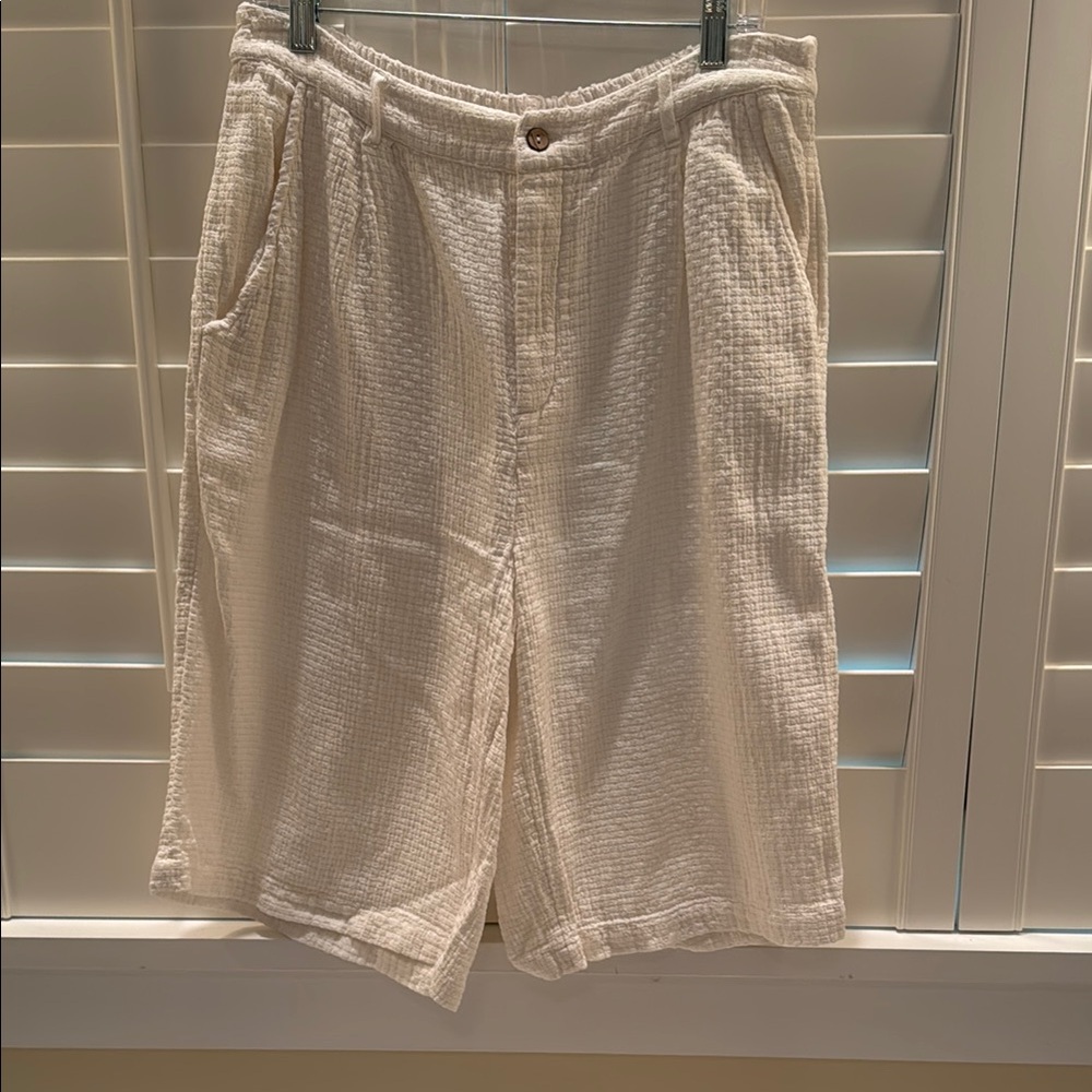 Free People Cream Women's Shorts Bermudas